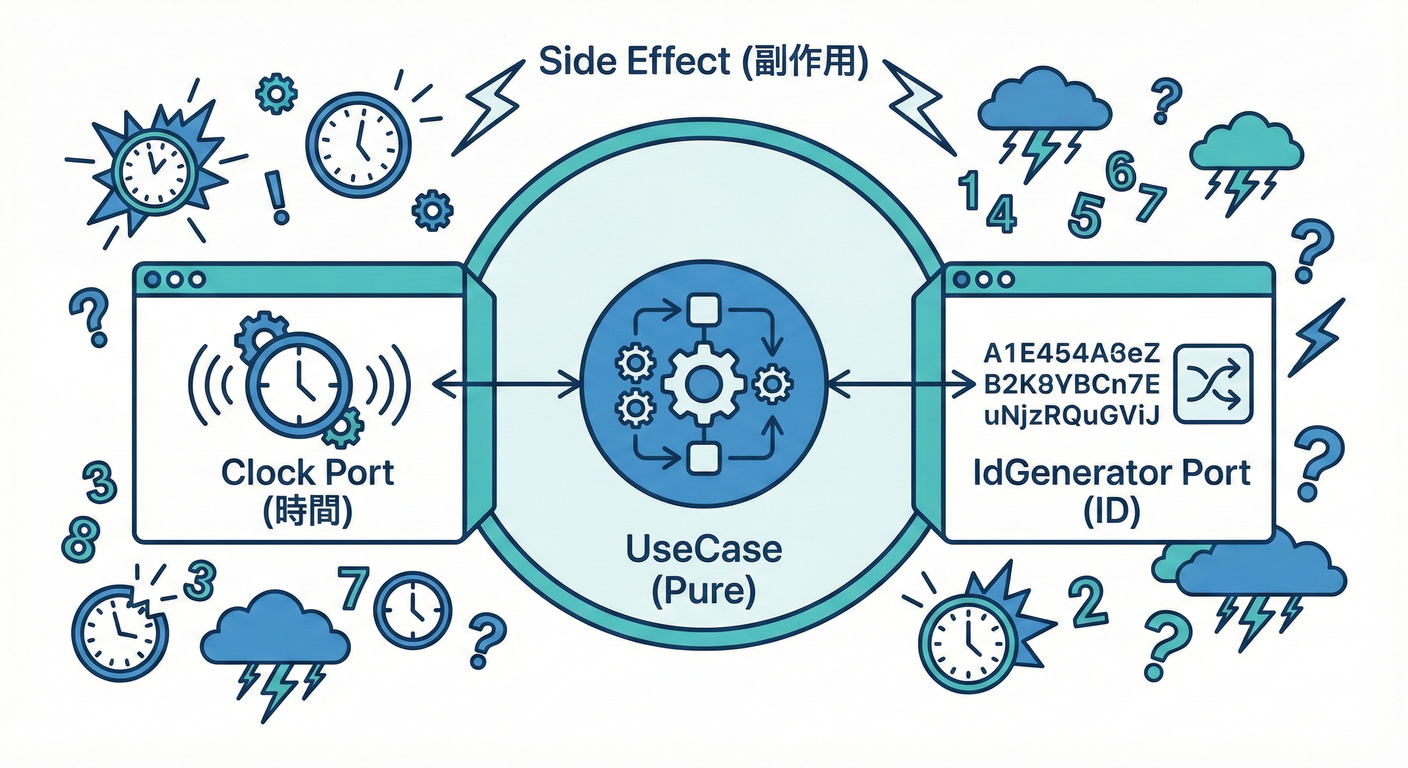 Side-effect Ports (Clock/Id) extraction