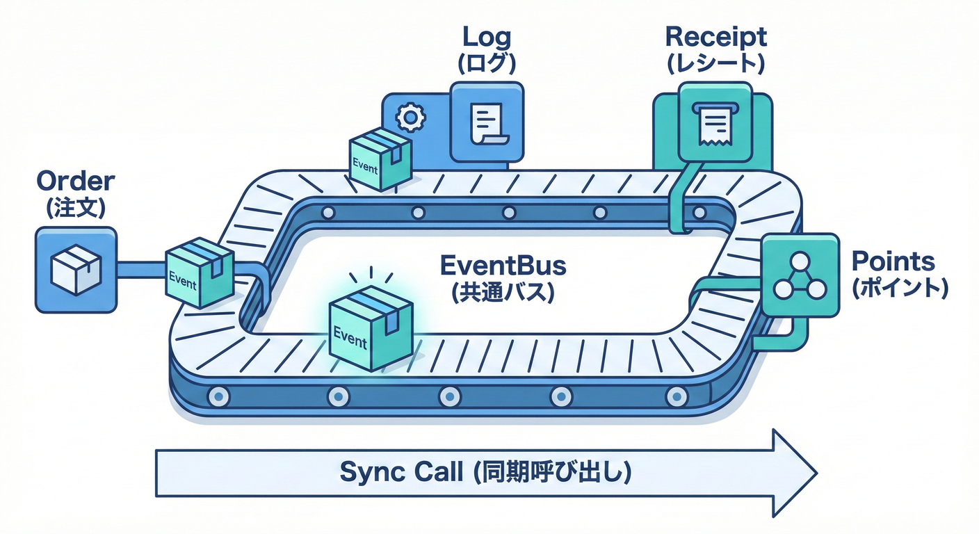 同期処理でのイベント購読