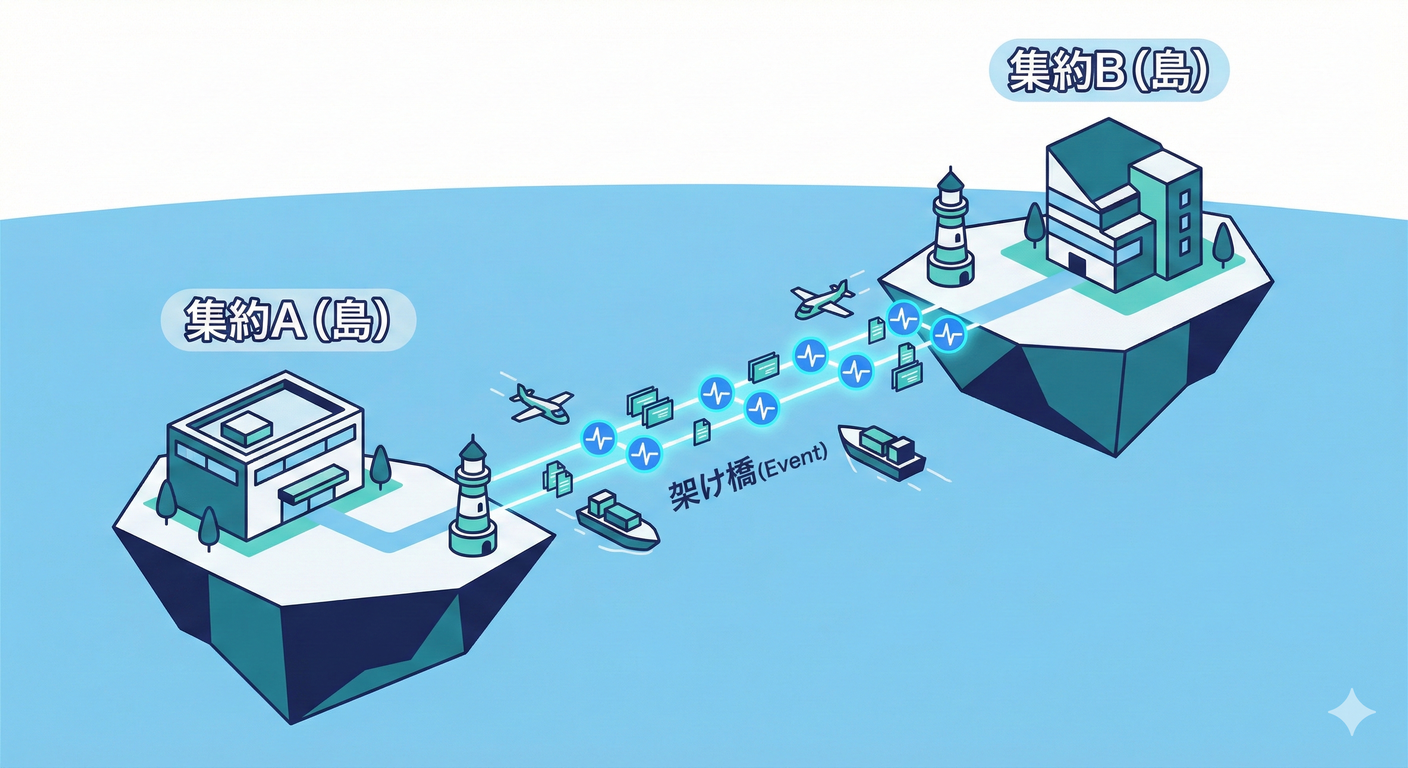 集約という「島」と、それを繋ぐイベントという「橋」