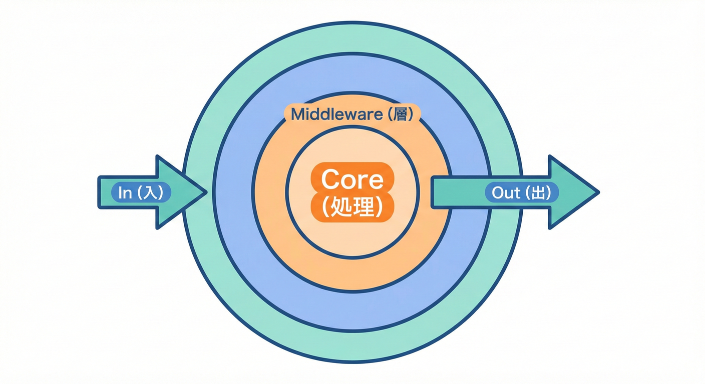 オニオンモデル（next()による往復）
