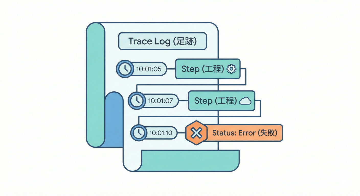 Chainのトレース可視化（足跡ログ）