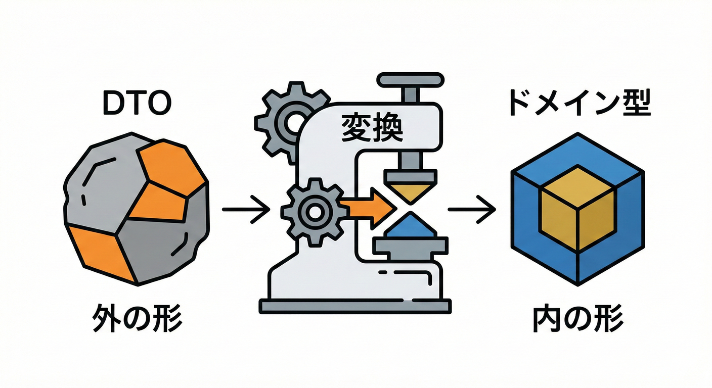 第18章 境界の設計②:DTOとドメインを分ける📦↔️🏰