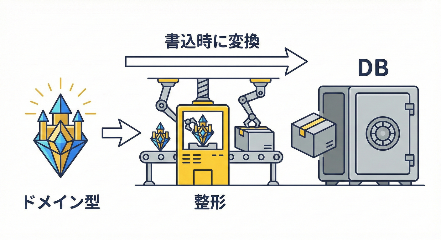 第27章 永続化境界②:ドメイン→DB(書き込み時に整形)🗄️🧾