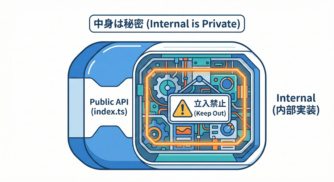 中身は秘密 (Internal is Private)