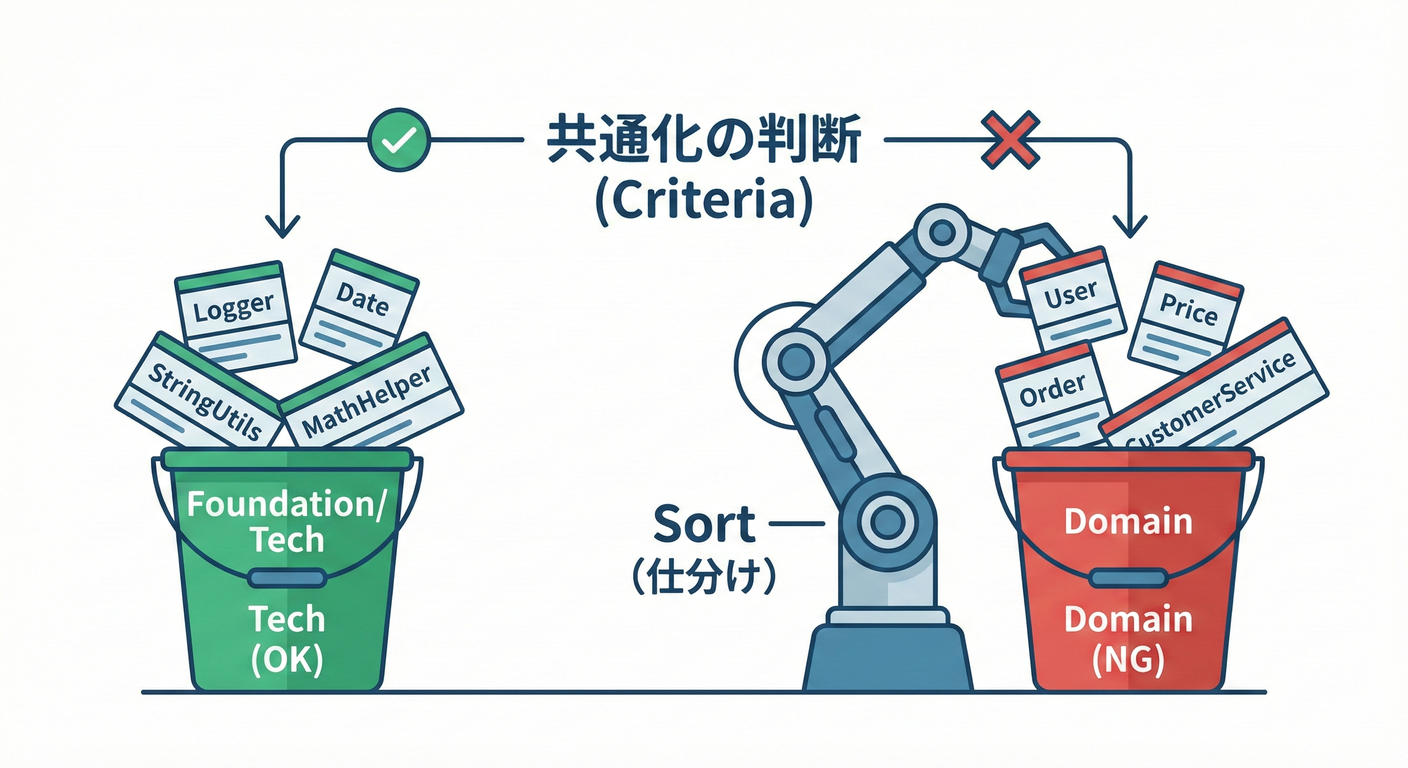 共通化の判断 (Sharing Criteria)